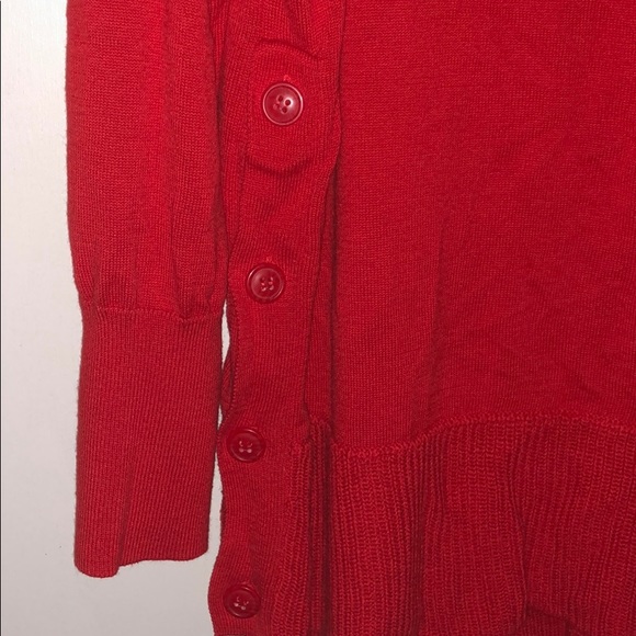Red side button sweater size 1X - Picture 2 of 3